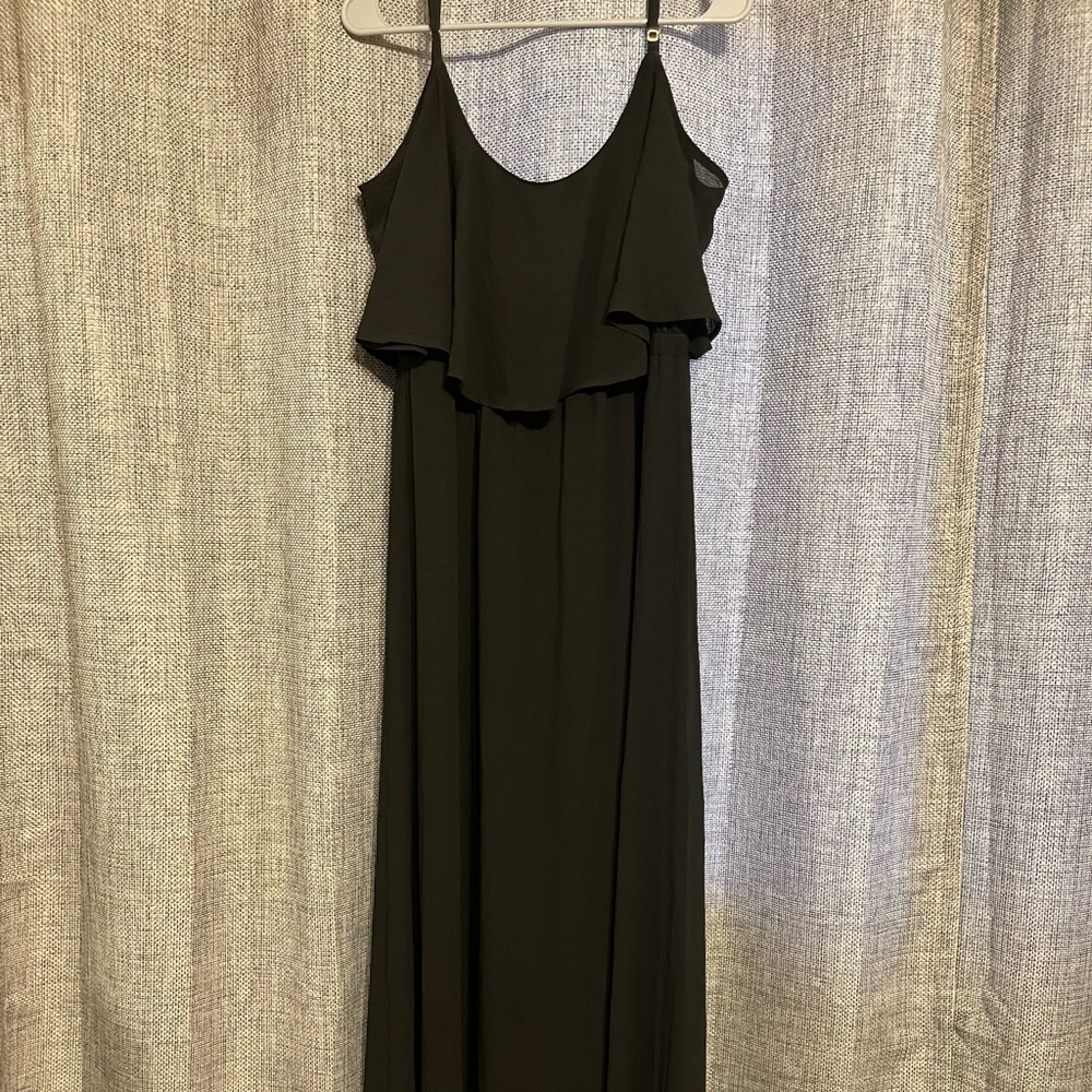 BRAND NEW Black Show Me Your Mumu Caitlin Ruffle Maxi Dress - Size XXL (14-16)